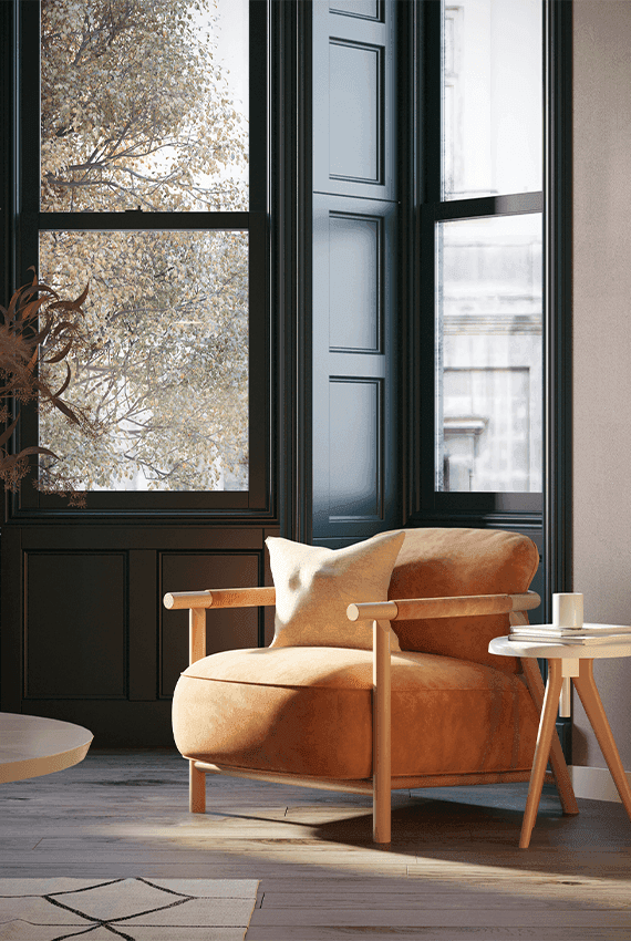 inside of a cleaned home